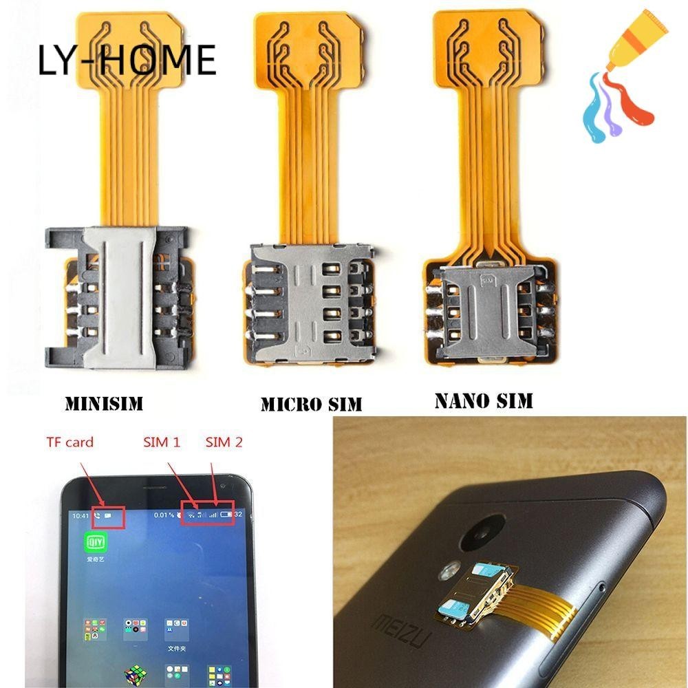 อะแดปเตอร์ไฮบริดซิมการ์ดโทรศัพท์มือถือ android micro sd extender