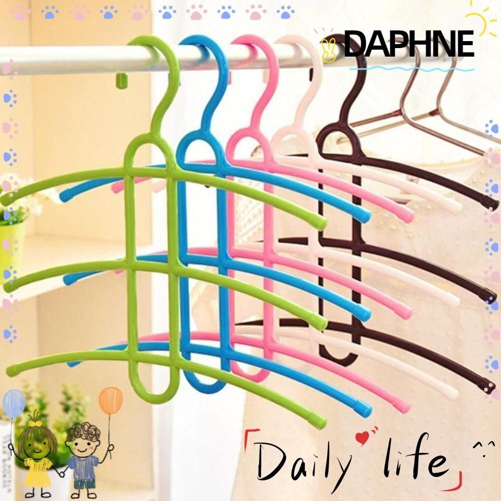 Daphne ไม ้ แขวนเสื ้ อ Anti-skid Fishbone Hanger Hook Space Saver