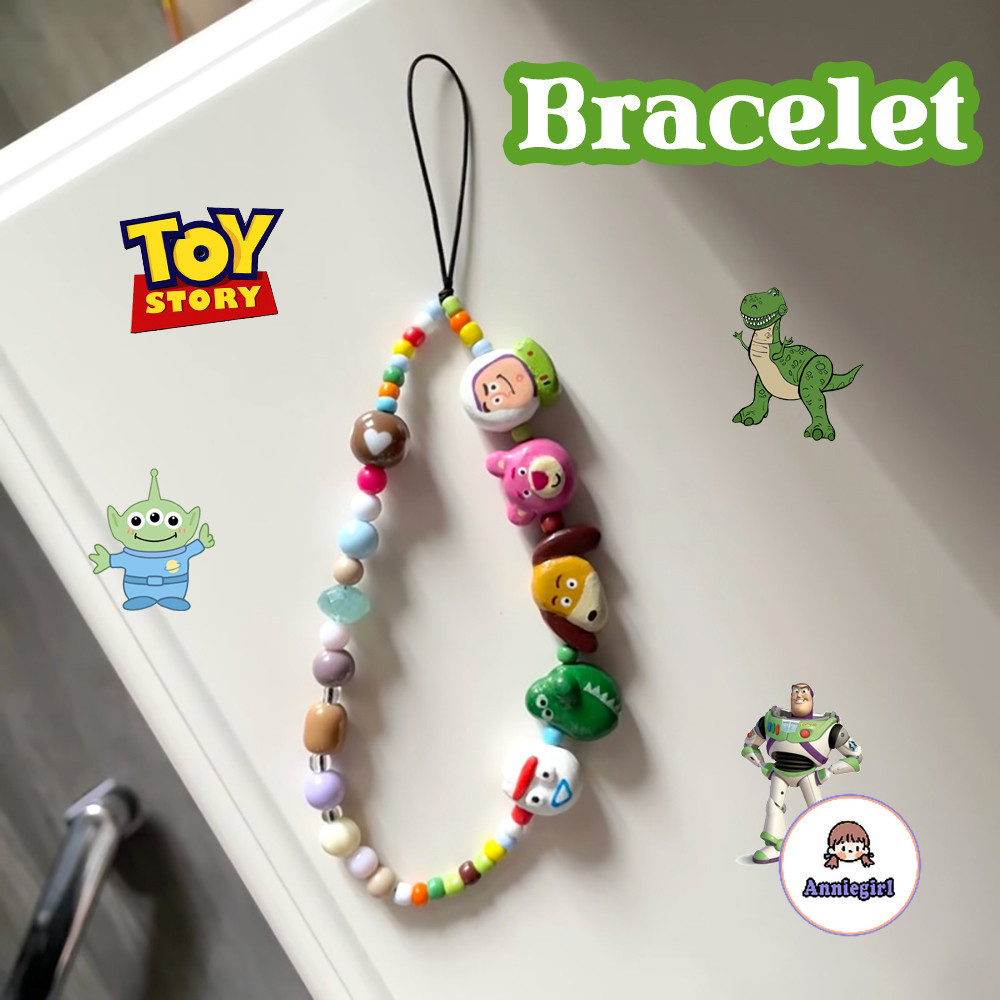 การ์ตูนสัตว์ตุ๊กตาเชือกเส้นเล็กสร้อยข้อมือลูกปัดสําหรับเคสโทรศัพท์น่ารักสตรอเบอร์รี่หมีโทรศัพท์โซ่โทรศัพท์มือถือสากลป้องกันการสูญหายสายโทรศัพท์จี้