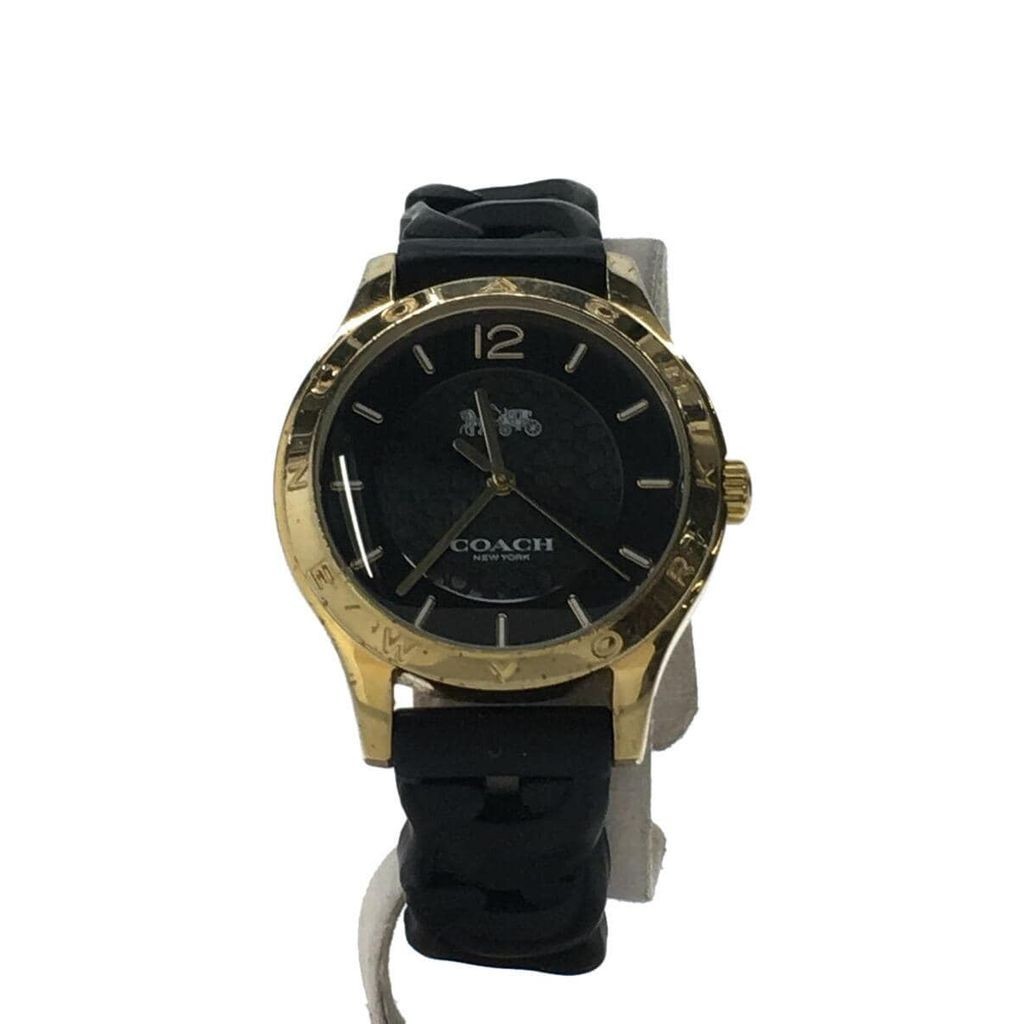 Coach add A M O H 5 Wrist Watch rubber Women Direct from Japan Secondhand