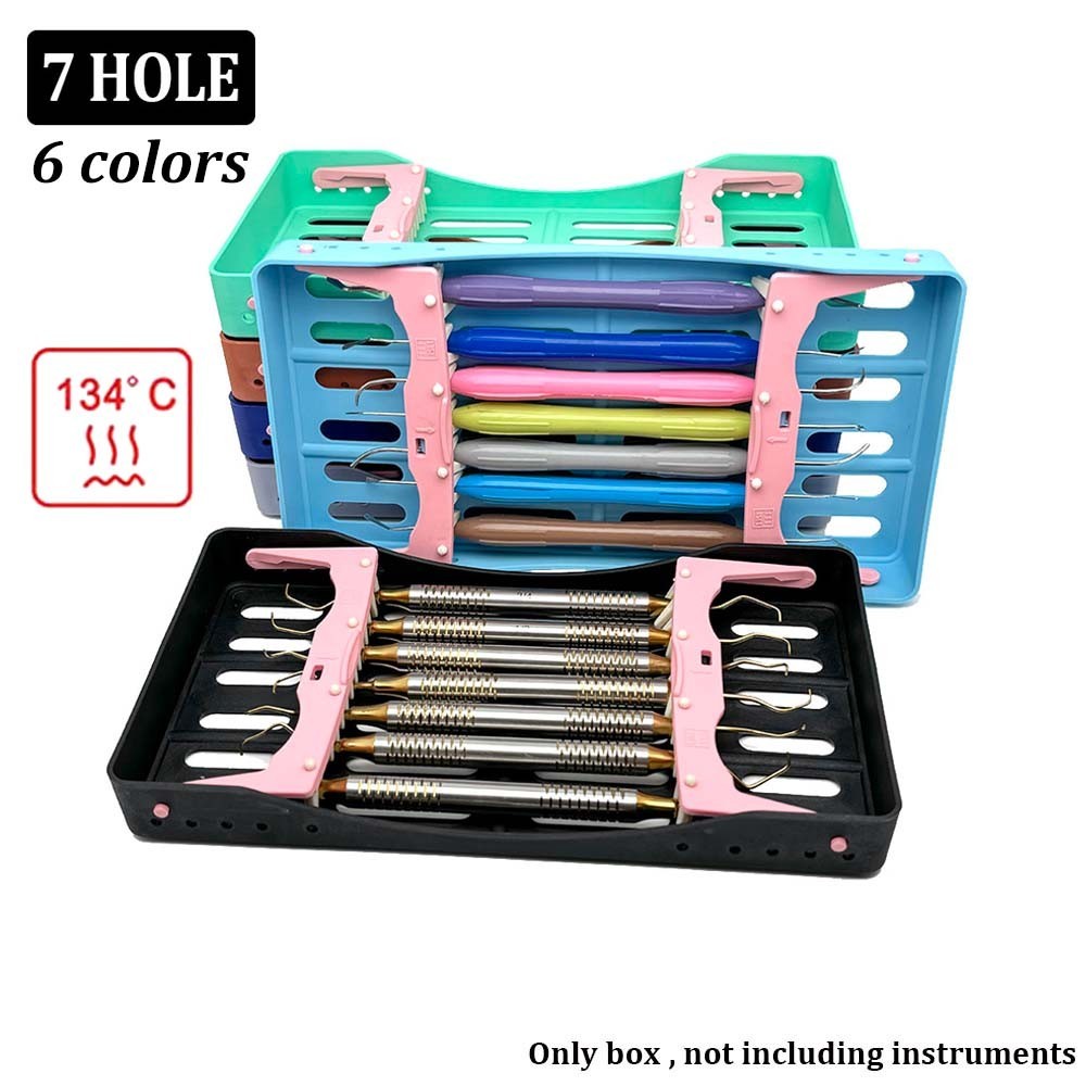 กล่องฆ่าเชื้อทันตกรรมสําหรับเครื่องมือทันตกรรม Filler ถาดฆ่าเชื้อสําหรับ LM เรซิ่นพลาสติก Dresser ทันตกรรมเครื่องมือมืออาชีพ