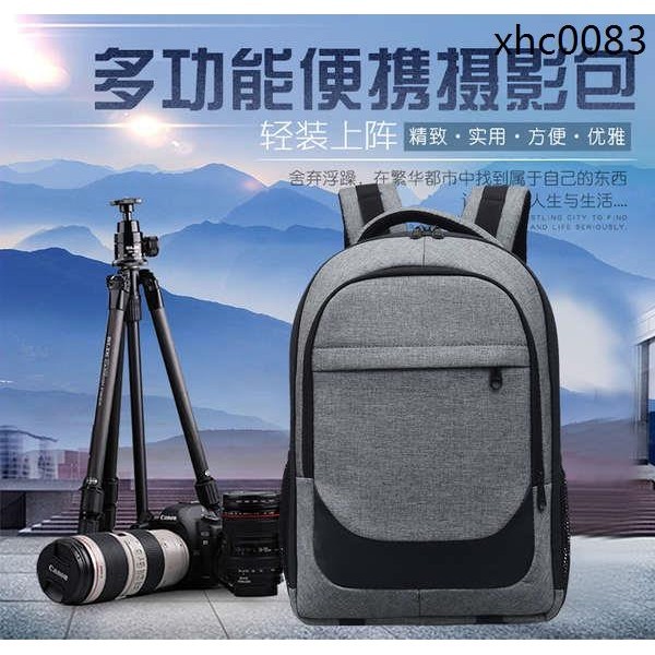 · เหมาะสําหรับ Canon Nikon Sony Backpack SLR Camera Bag Professional Digital Waterproof Multifunctional Backpack Camera Bag