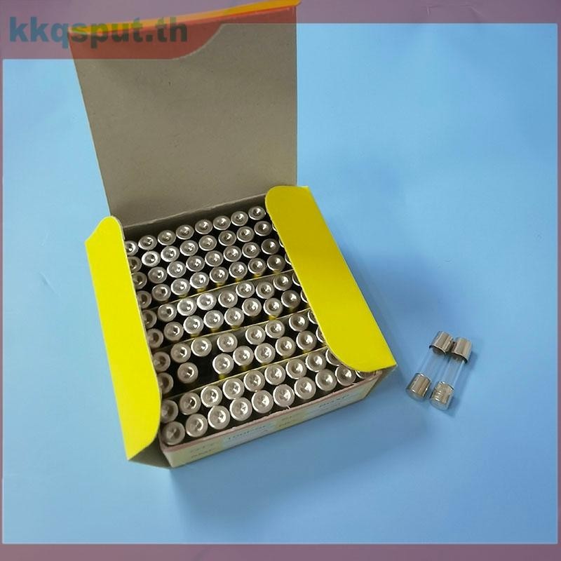 100 ชิ้น/กล่อง 5*20 มม.แก้ว Quick Blow FUSE 5*20 Fast Blow ประกันหลอด 5X20MM 250V 0.5A/1A/2A/3A/4A/5A/7A/10A/15A/20A/25A/30A THK2