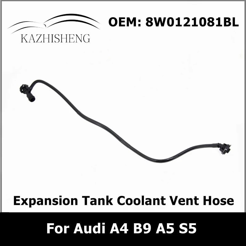 KA  8W0121081BL Car Expansion Tank Coolant Vent Hose Breather Radiator Line for Audi A4 B9 A5 S5 8W0