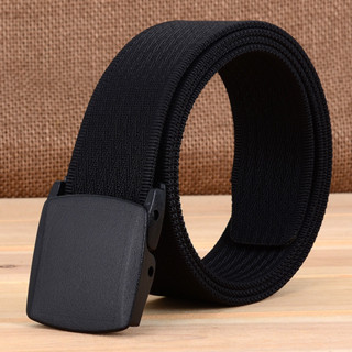 YTL เข็มขัดผู้ชาย หัวพลาสติก สายไนล่อน ขนาด 3.8*120cm ไม่ต้อ…