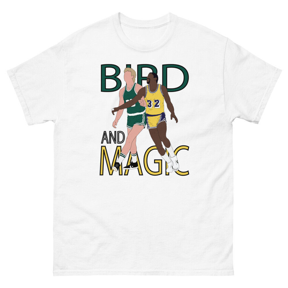 เสื้อยืด "Bird And Magic" Larry Bird Magic Johnson