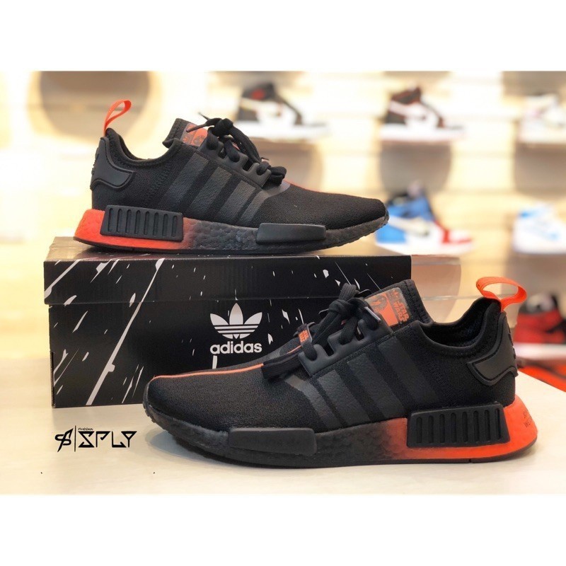 Adidas Nmd _ R1 STAR WARS ร ่ วมแบรนด ์ สีดํา Samurai FW2282