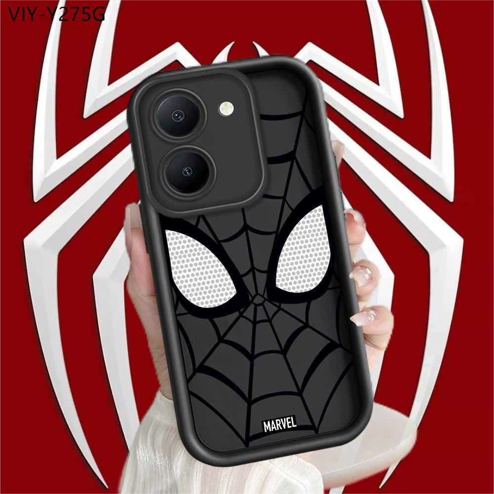 Vivo Y27 Y27S 5G เคสวีโว่ สำหรับ Case Cartoon Spider Hero เคสโทรศัพท์ Angel Eyes Ladder Cover