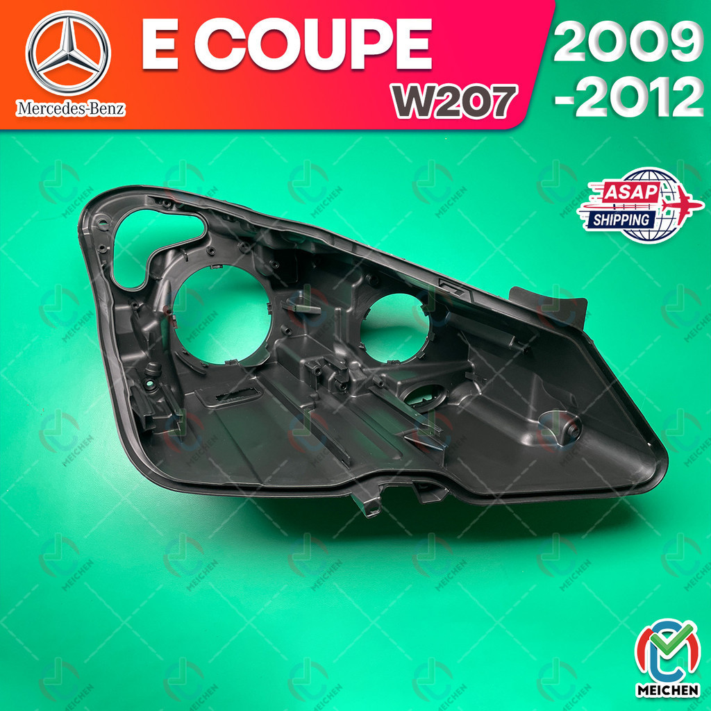 Mercedes Benz E W207 ไฟหน้าฝาหลัง W207 ฝาหลัง 2009-2012 ตัวโคมไฟ ไฟหน้า เปลือกด้านหลัง ไฟหน้าที่อยู่