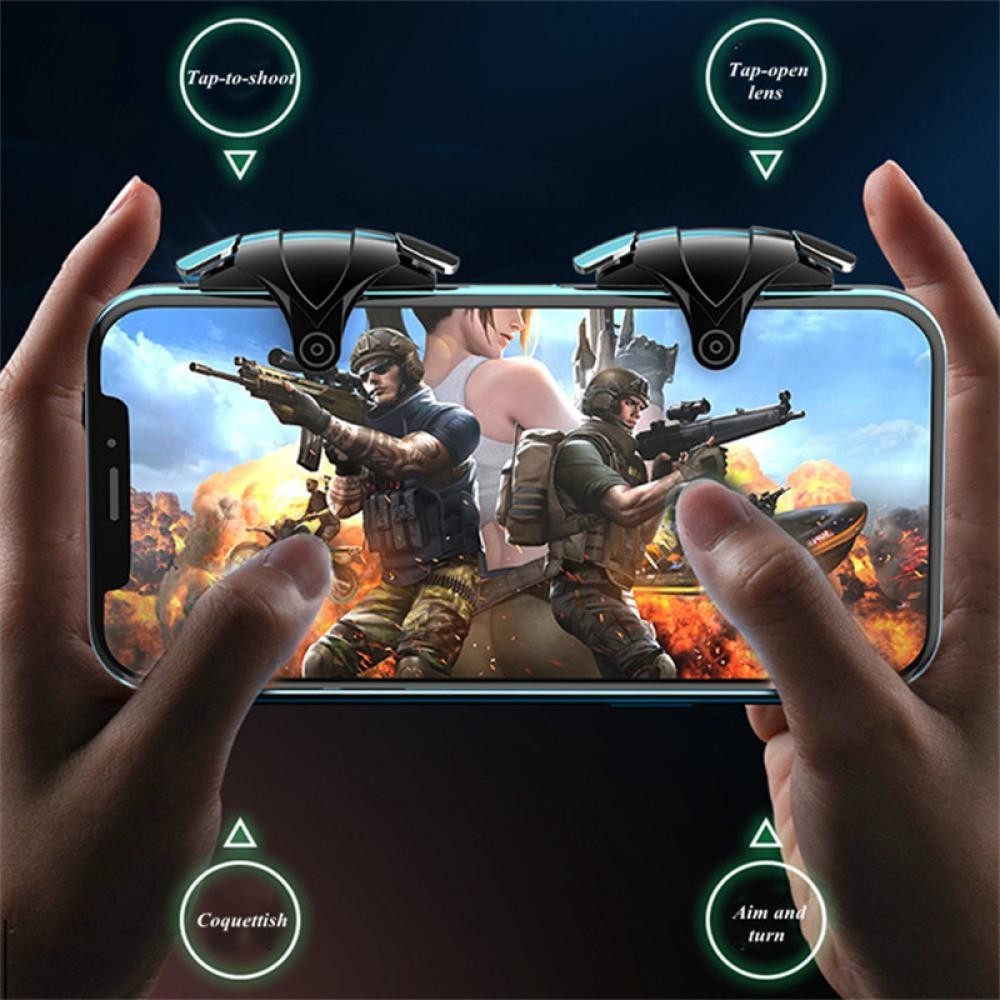 Openmall G12 โทรศัพท์มือถือเกม Trigger PUBG จอยสติ๊กGamepad ABS Aimปุ่มปุ่มL1 R1 Controller A8W3