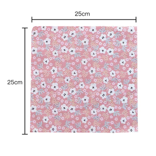 Rose รูปแบบ Patchwork ผ้า Cottton Twill ผ้าสําหรับเย็บผ้านวมตุ๊กตาเครื่องแต่งกาย,สมุดภาพตกแต่ง 6/7/8 ชิ้น TJ4658
