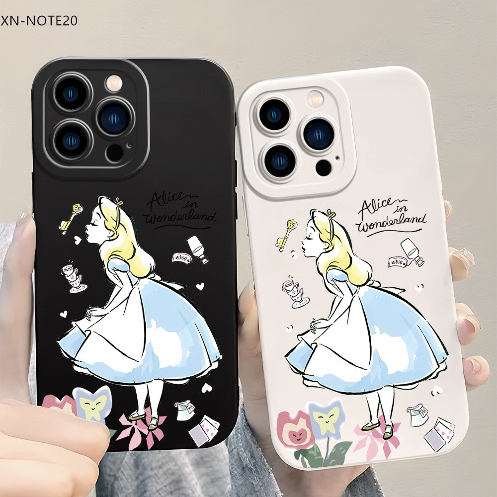 Samsung Galaxy Note 20 10 9 8 Lite Plus Ultra เคสซัมซุง สำหรับ Cartoon Girl เคส เคสโทรศัพท์