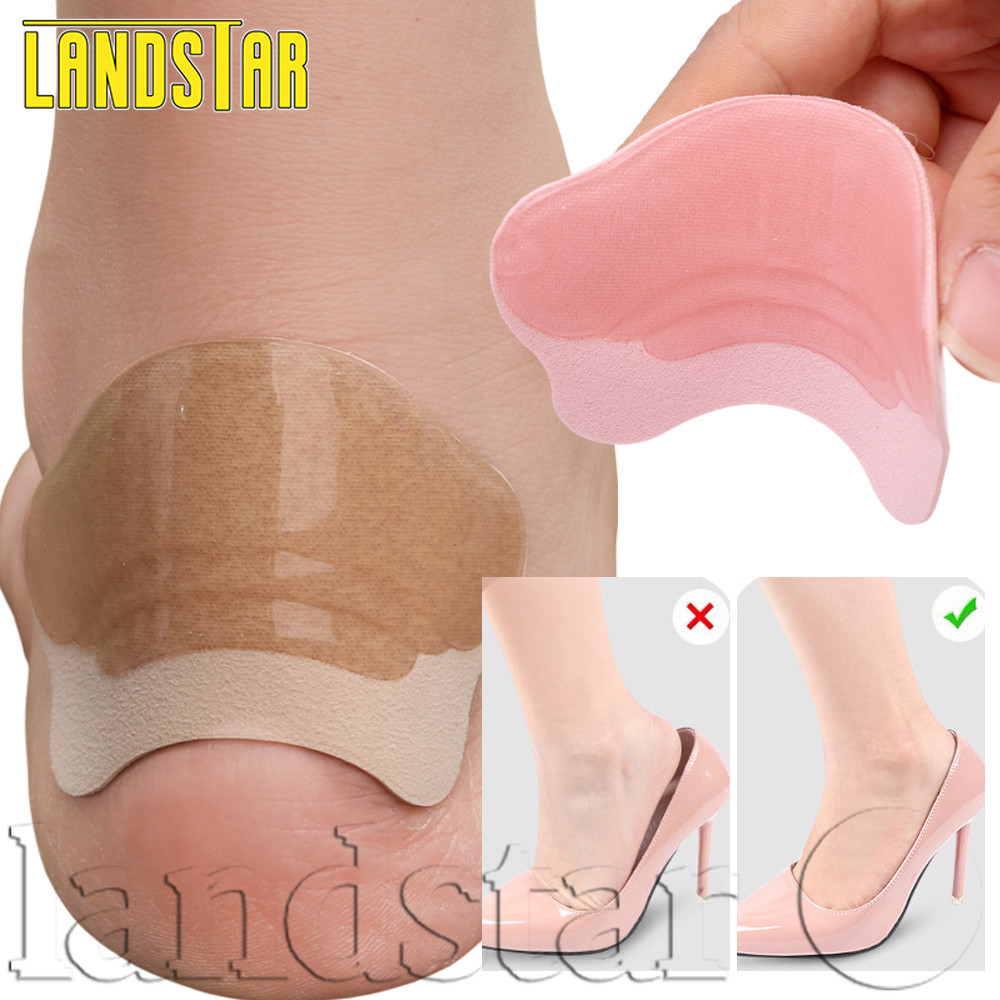 แผ่นแปะ พื้นรองเท้า - อุปกรณ์รองเท้า-ใส่สติกเกอร์ป้องกันส้นเท้าพื้นรองเท้า-แผ่นส้นเท้าสําหรับผู้หญิงส้นสูง-มาการอง,มีกาวในตัว,กันลื่น,ปรับขนาดได้