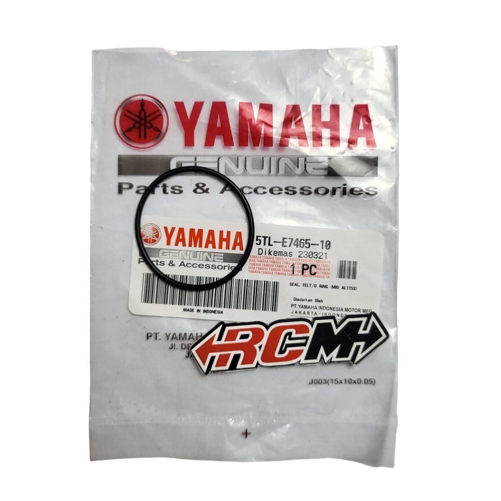 5TL-E7465-10 ORDING O RING SIL PULLY PULLEY CVT MIO FINO SOUL ORIGINAL YAMAHA YGP ORIGINAL