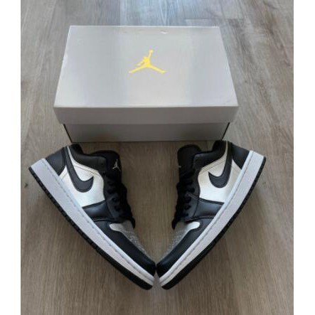 Air A/J 1 Low "Sier Toe" 黑银 女 DA5551-001