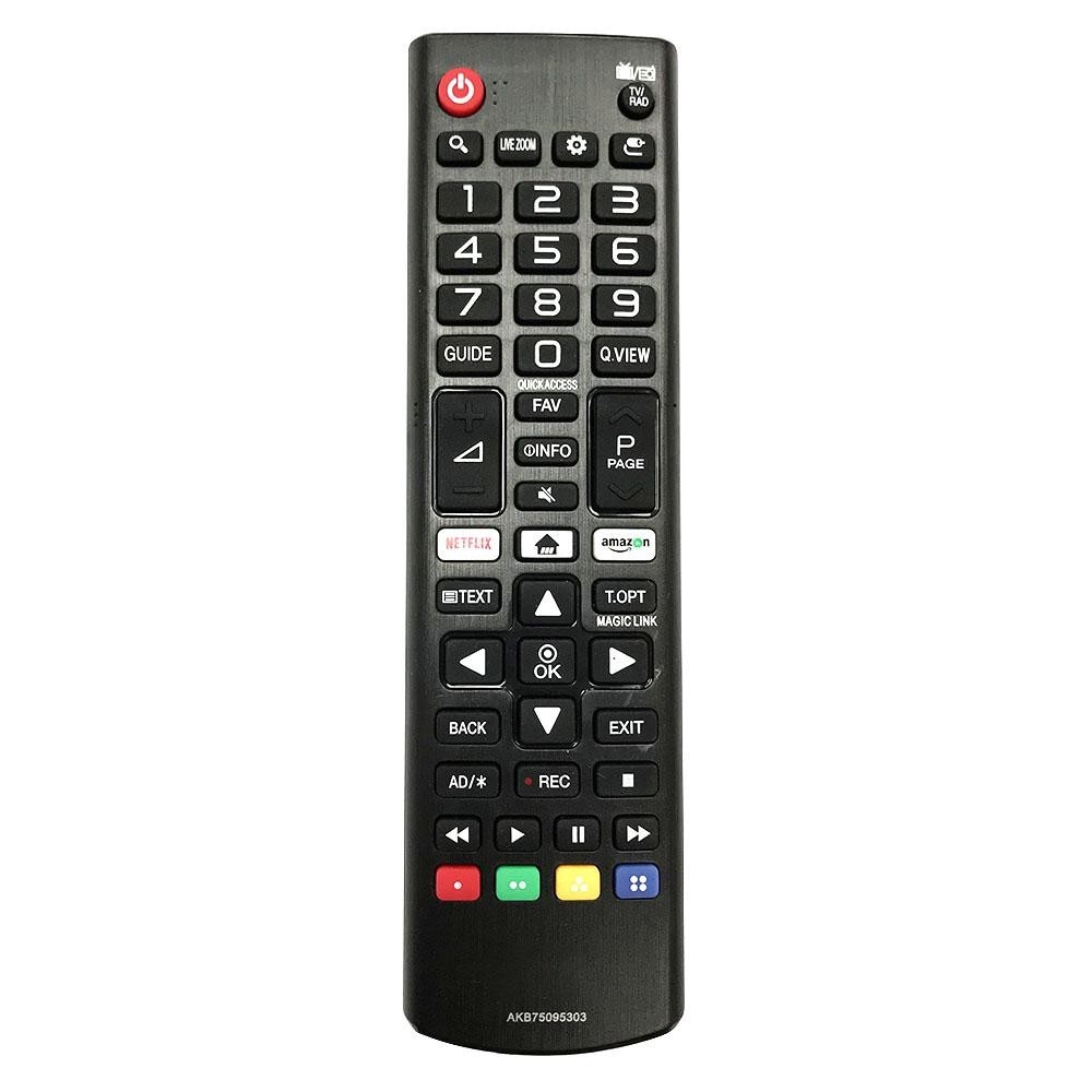 ลูกชายสากลมือสอง75095303 รีโมทคอนโทรลทดแทนสําหรับ LG สมาร์ท LCD LED OLED UHD TV 49UJ6300 55UJ6300 55