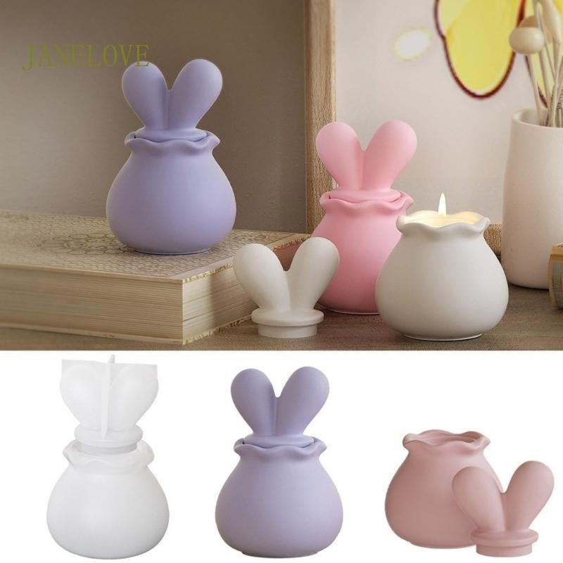 Jlove Rabbits กล่องเครื่องประดับรูปหูแม่พิมพ์สําหรับกล่องเครื่องประดับสะดวกคอนเทนเนอร์