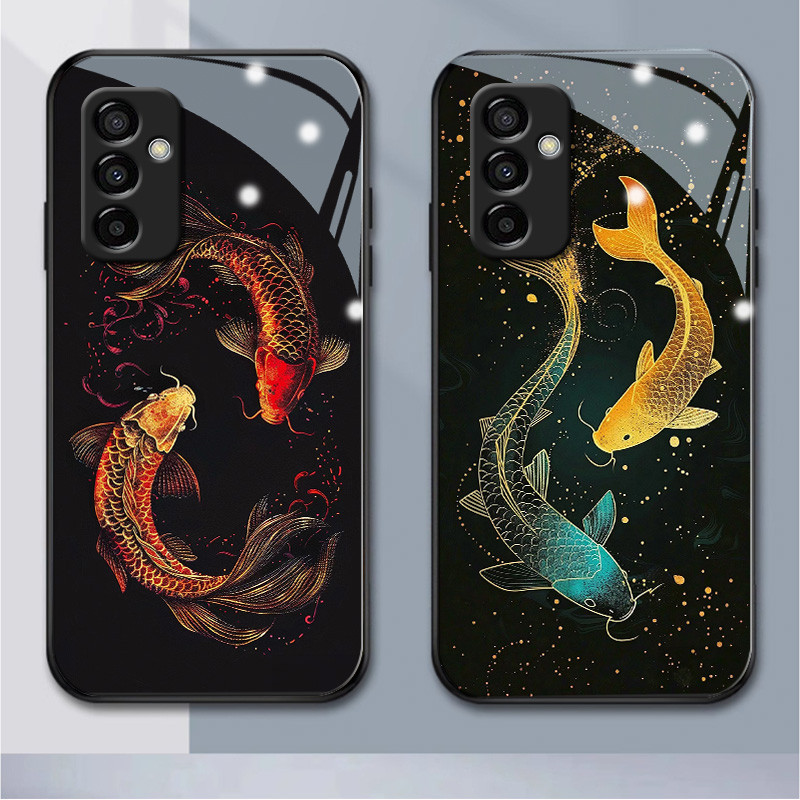 Koi Samsung แก้วเคสโทรศัพท์ SamsungA345G A01 A02 M02 A03 A04 A11 M11 A135G A04S A14 A735G A545G A535