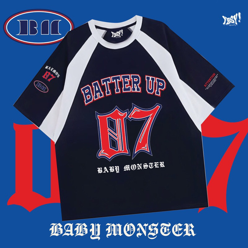 [SPECIAL Edition ] Baby Monster -Batter Up เสื ้ อยืดแข ่ ง