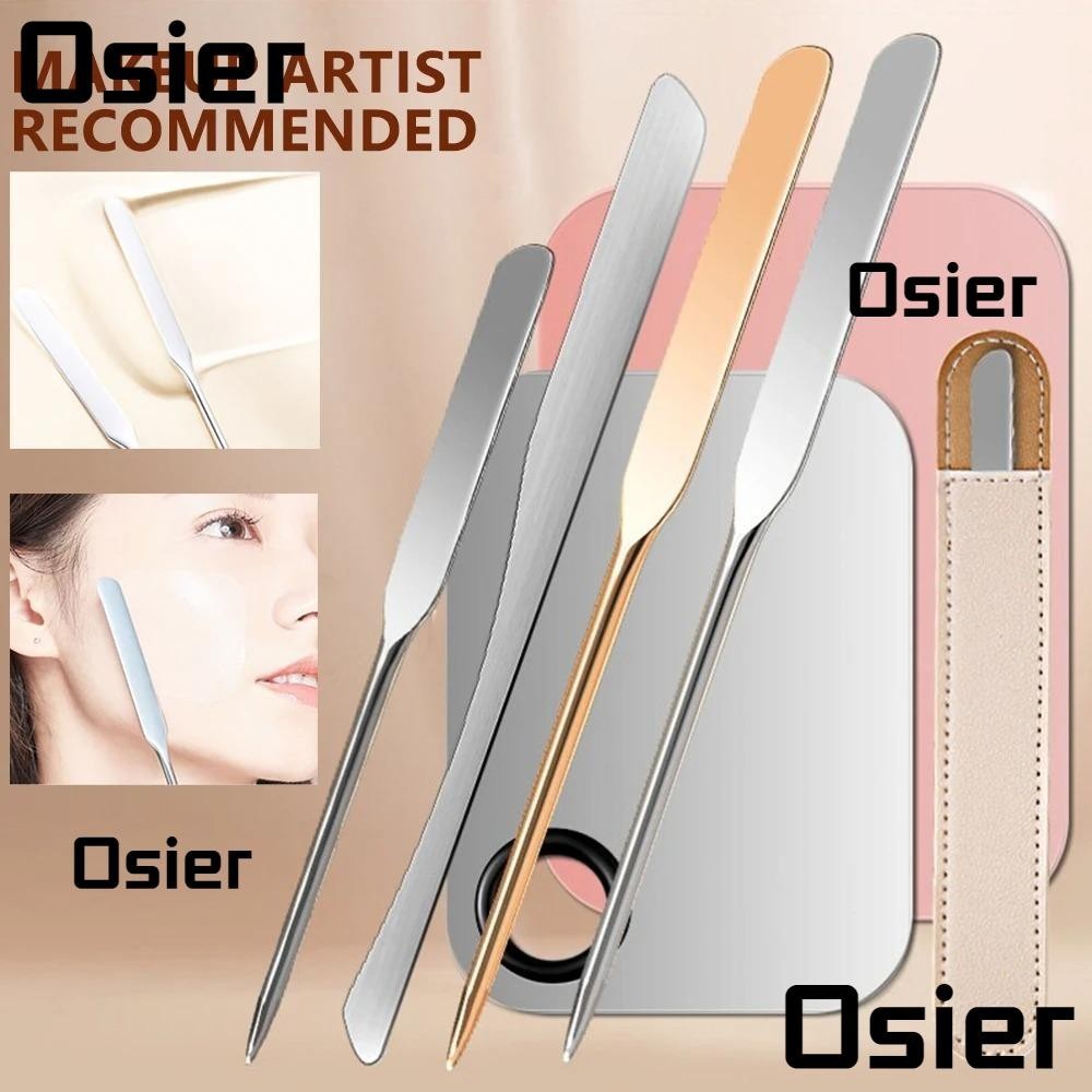 Osier1 Mix Stick, DIY สแตนเลส Liquid Foundation Spatula, ที่มีประโยชน์ Palette อายแชโดว์ครีม Makeup Toning Sticks แต่งหน้าไม้พาย