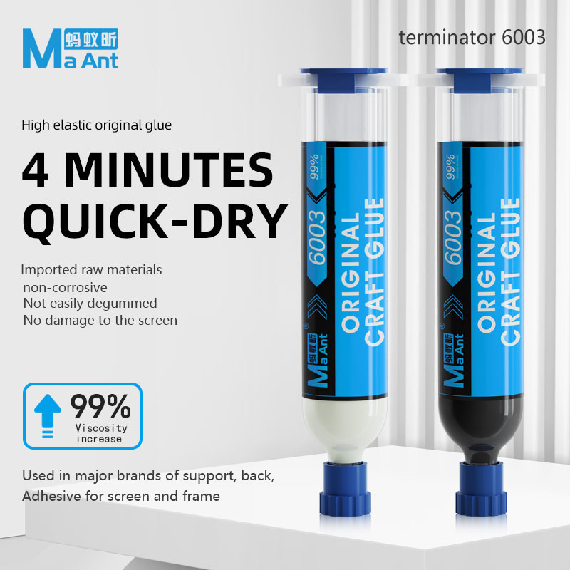 Maant 6003 Terminator กาวเดิมยืดหยุ่นสูง 30ml โทรศัพท์มือถือฝาหลัง LCD หน้าจอสัมผัสกาวอเนกประสงค์ซ่อมกาว