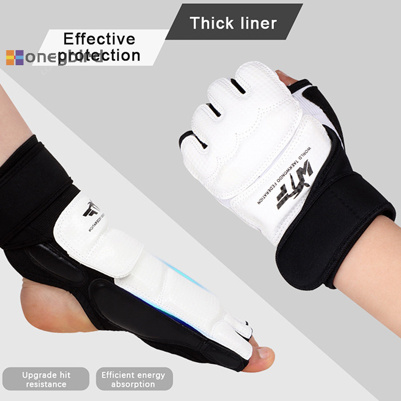 Honeybird เทควันโดหนังถุงมือเท้า Sparring คาราเต้ข้อเท้า Protector Guard Gear มวยศิลปะการต่อสู้ถุงเท้ายามเท้าผู้ใหญ่เด็ก Nice