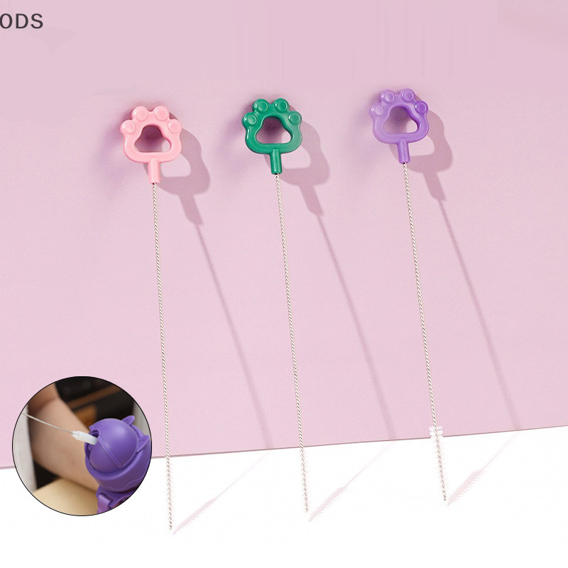 Ods 1PCS ดื ่ มฟางทําความสะอาดแปรงหลอดหลอดหลอดทําความสะอาดไนลอนสแตนเลสยาวแปรงทําความสะอาดสําหรับฟาง OD