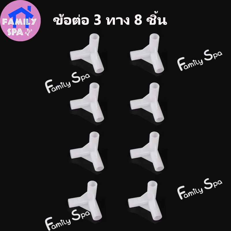เเยกขาย ข้อต่อสำหรับมุ้งเเอร์รุ่นโครงไฟเบอร์เท่านั้น ข้อต่อ3ทาง ขนาด10*10*10มิล