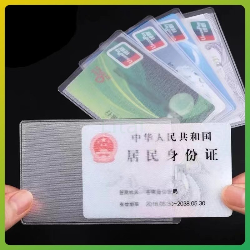 litai ซองใสใส่บัตร atm บัตรประชาชน กระเป๋าใส่บัตร ป้องกันรอยขีดข่วน การเสื่อมสภาพของบัตร