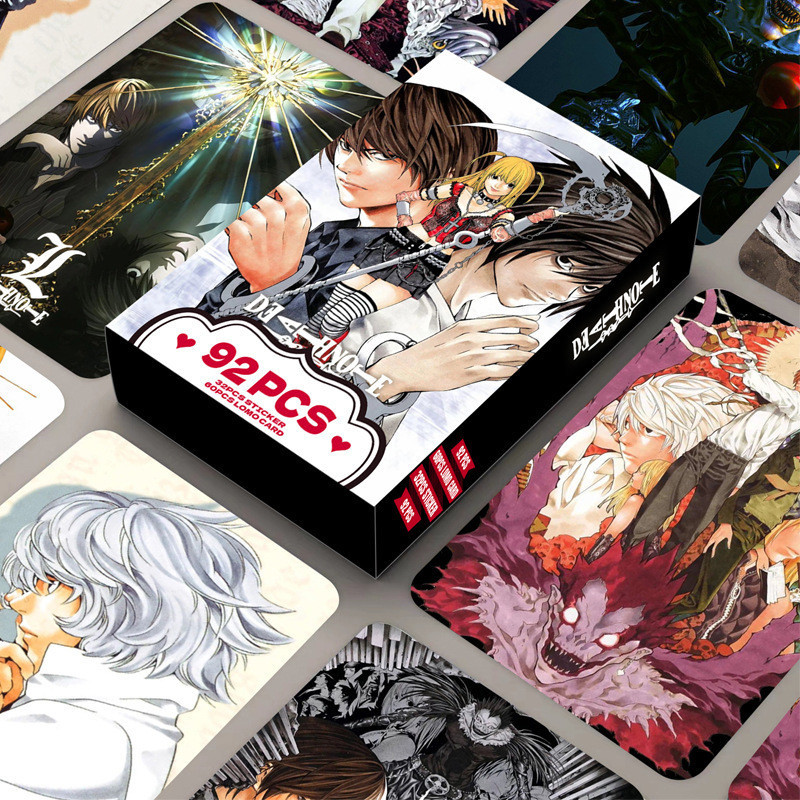 Death Note Photocard Lomo Card สติกเกอร ์ โปสการ ์ ด 92 ชิ ้ น/box