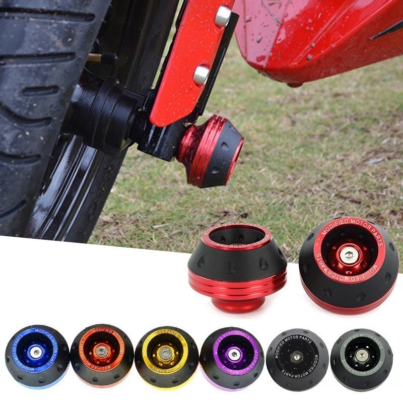 VE Motorcycle Crash Protector Wheel Protection Pads Cover For Rx 6700 Xt Yamaha Xmax 125 Vespa Cb1000r Gsxr