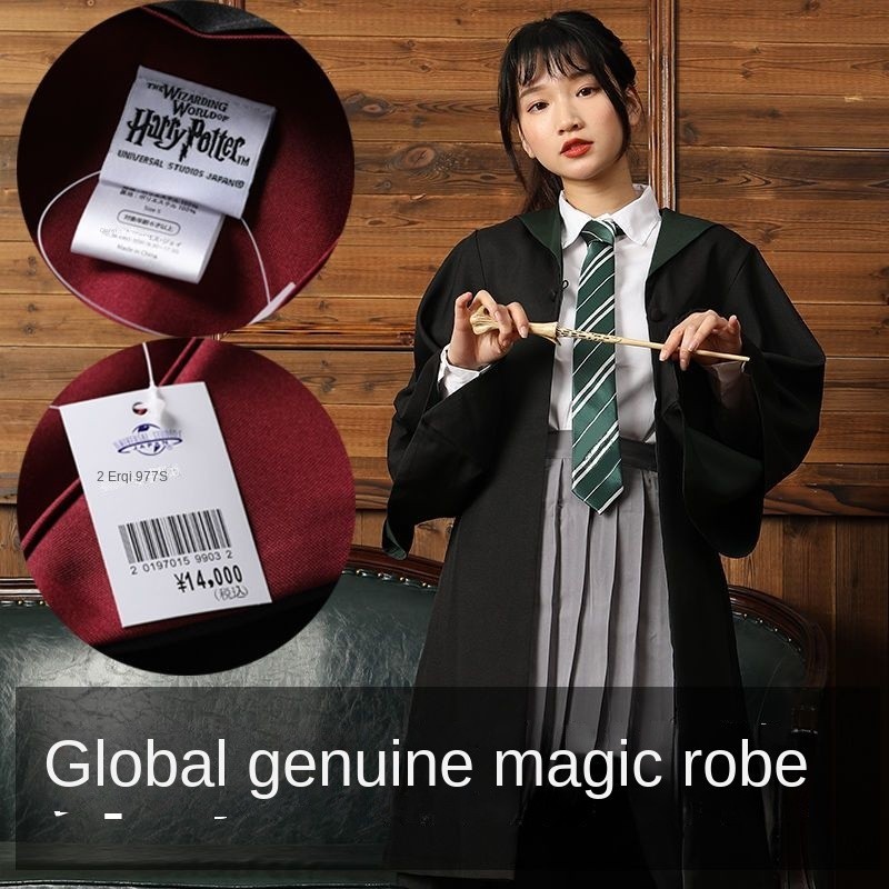 Harry Potter  USJ Magic Robe ชุด Hogwarts ชุดนักเรียนเสื้อคลุม cos Hermione เสื้อผ้าวิทยาลัย