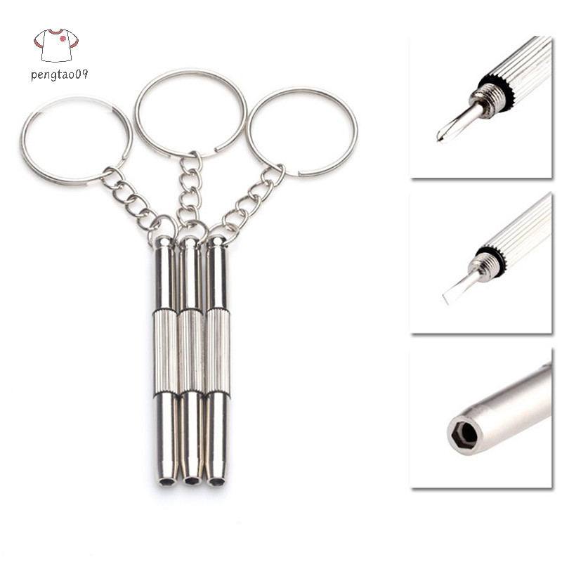 Pengtao09 3-in-1 al Mini Precision Repair ไขควงแบบพกพา Optical ใหม ่