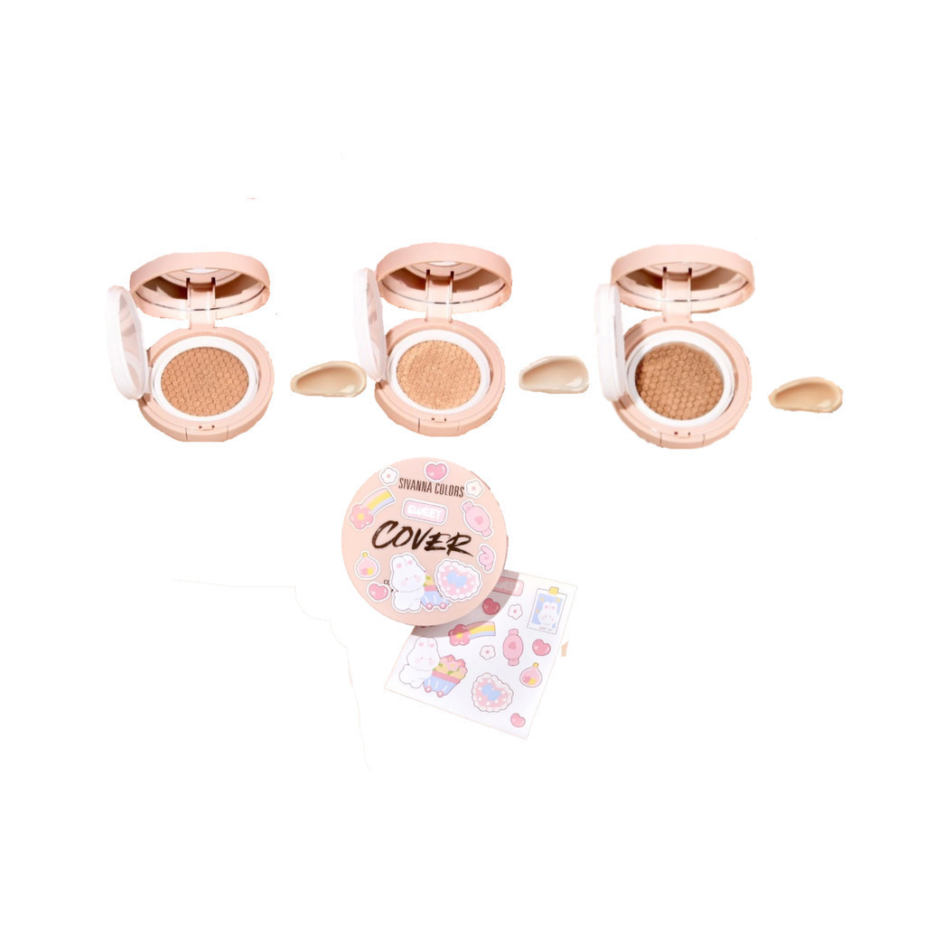 ♦️ของแท้·ส่งด่วน·ถูก♦️Sivanna Cover All Brightening Perfect Cushion Spf35 pa+++ #HF169 เพอร์เฟค คุชชั่นx1ชิ้น dayse