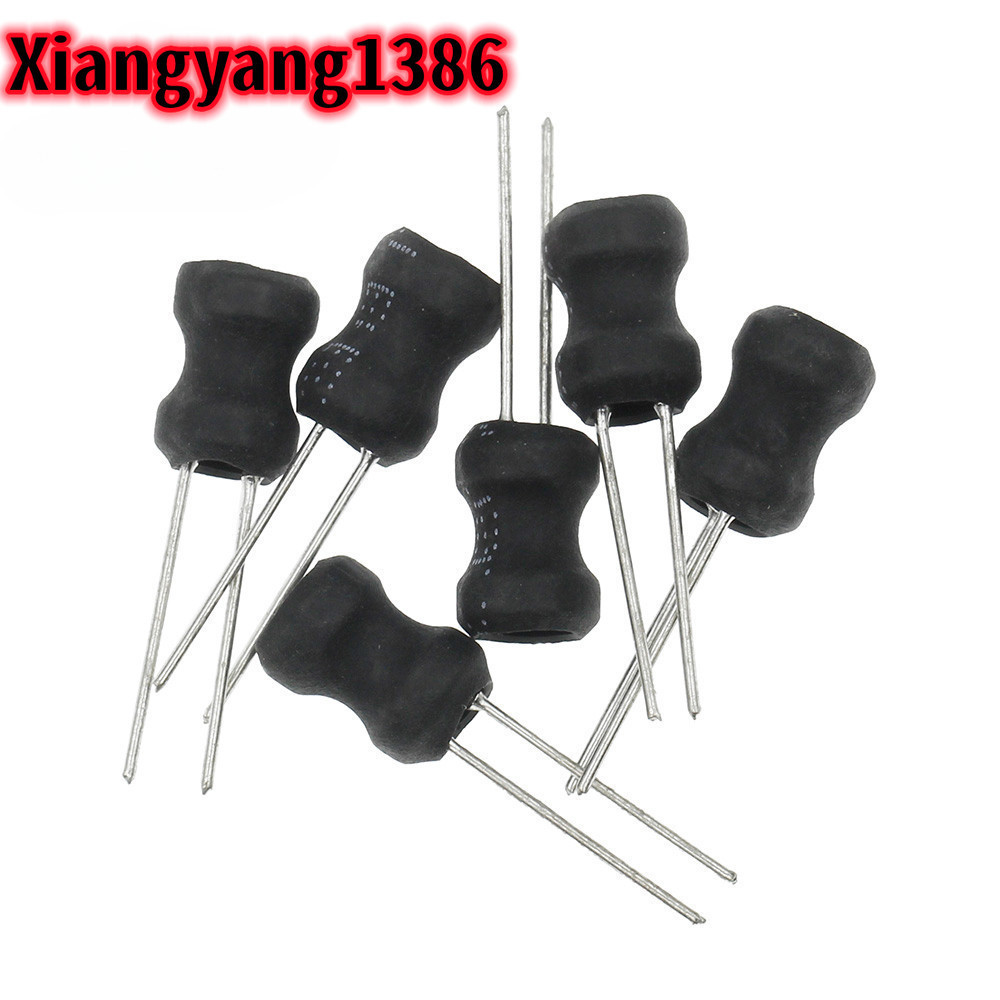 10pcs 0608 6 * 8mm I-shape Power Inductance Copper Coil 2.2UH/3.3/4.7/10/33/47/68/100/150/220330/470