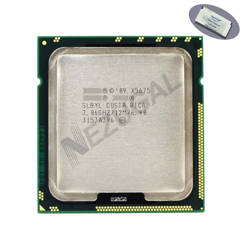 X5675 SLBYL 3.06 Ghz Six Core 12M 95W LGA1366 โปรเซสเซอร์ CPU