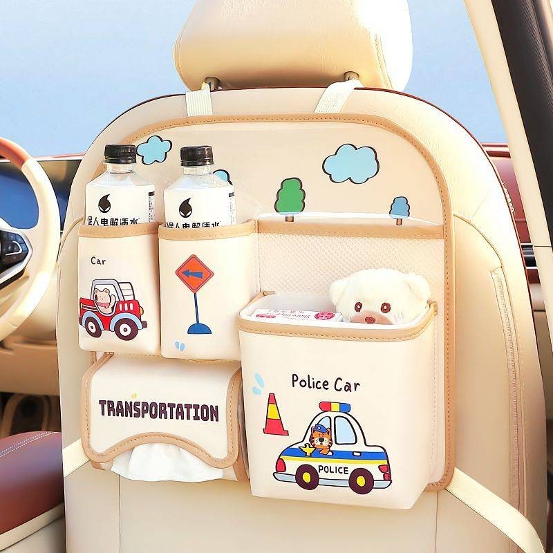Car Storage Hanging Bag Car Seat Back Buggy Bag Multifunctional Chair Back Storage Rack Car Back Seat Storage Box l65P