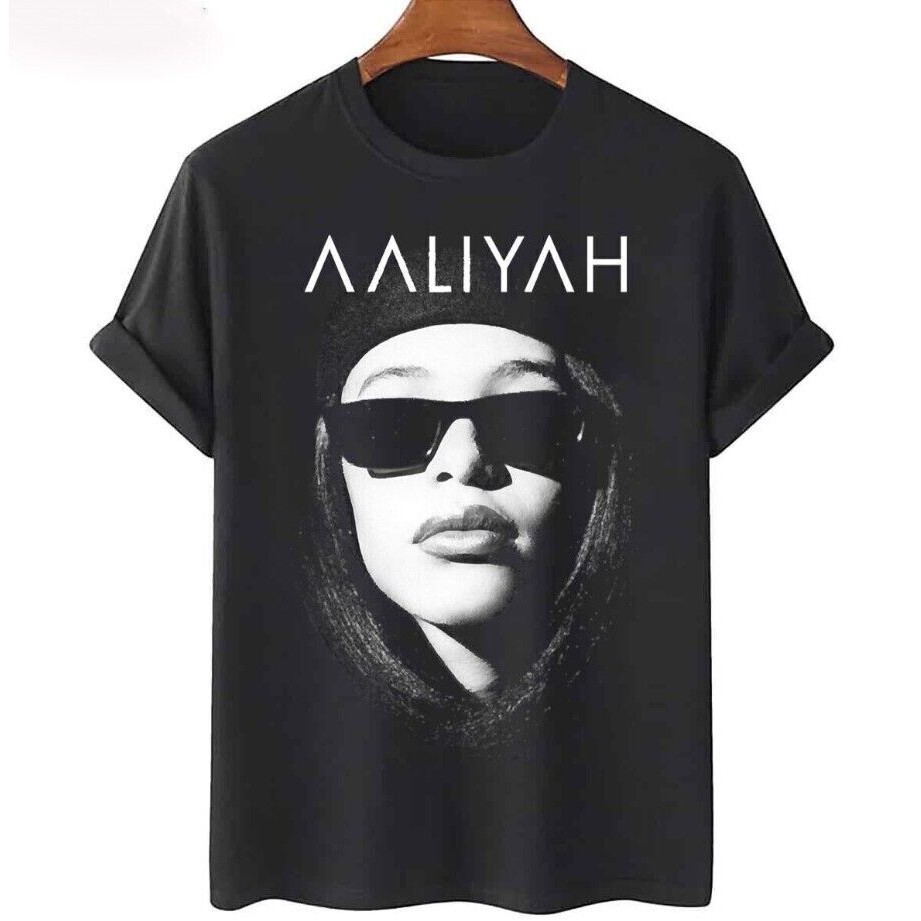 เสื้อนักร้อง Aaliyah Vintage Fullunisex