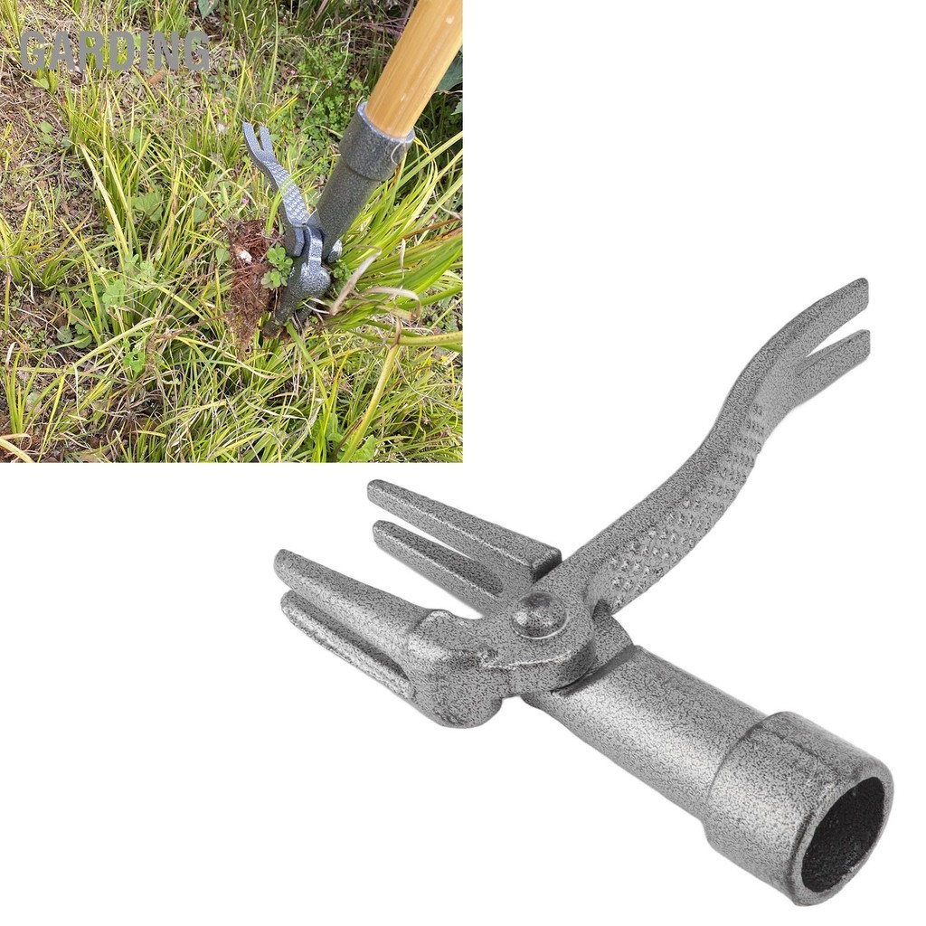 Garding Stand Up Weeder Head เครื่องมือ เครื่องดึงรากแบบแมนนวลที่มีประสิทธิภาพสำหรับเหล็กสำหรับสวน Courtyards