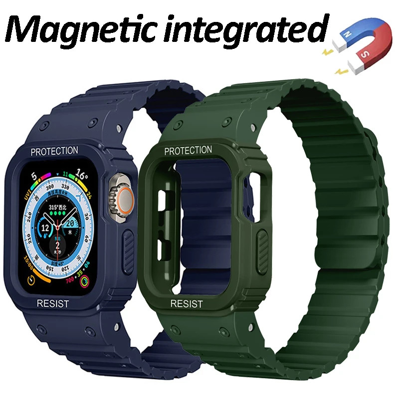 Magnetic Mod Kit สําหรับ Huawei Watch Fit 3 สมาร ์ ทนาฬิกาซิลิโคน Huawei Fit3 สร ้ อยข ้ อมือสายทดแทนแบบรวม
