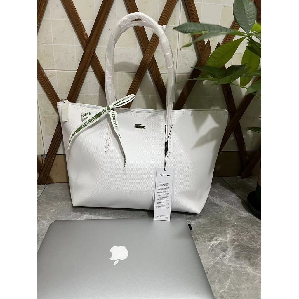 กระเป ๋ าถือความจุขนาดใหญ ่ แนวนอนสีทึบกระเป ๋ าเดินทาง Tote Bag