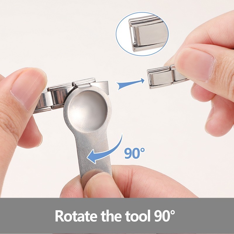 DevilS Eye Italian Charm สร้อยข้อมือ Fit 9 มม. สแตนเลส DIY เครื่องประดับ อุปกรณ์เสริม Retro บุคลิกภาพโมดูลสร้อยข้อมือ - รูปที่ 5