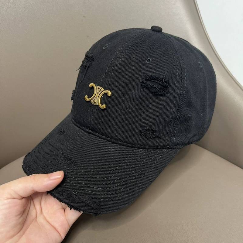 2024 Summer New Ripped Baseball Cap Female Net Red Face Small Western Style Big Head Circumference M