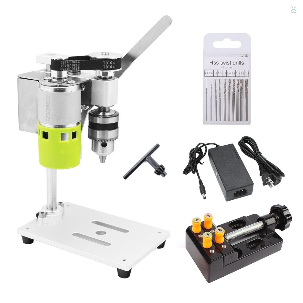Mini Bench Drill Press Small Benchtop Drill Press High Precison 7-Speed Low Noise ขนาดกะทัดรัดเดสก์ท