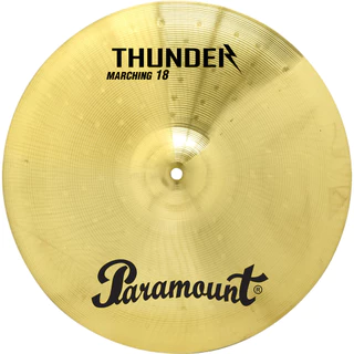 Paramount Thunder Marching Cymbal แฉเดินพาเหรด ฉาบเดินพาเหรด ขนาด 12/14/16/18 นิ้ว วัสดุ Electroplate Brass