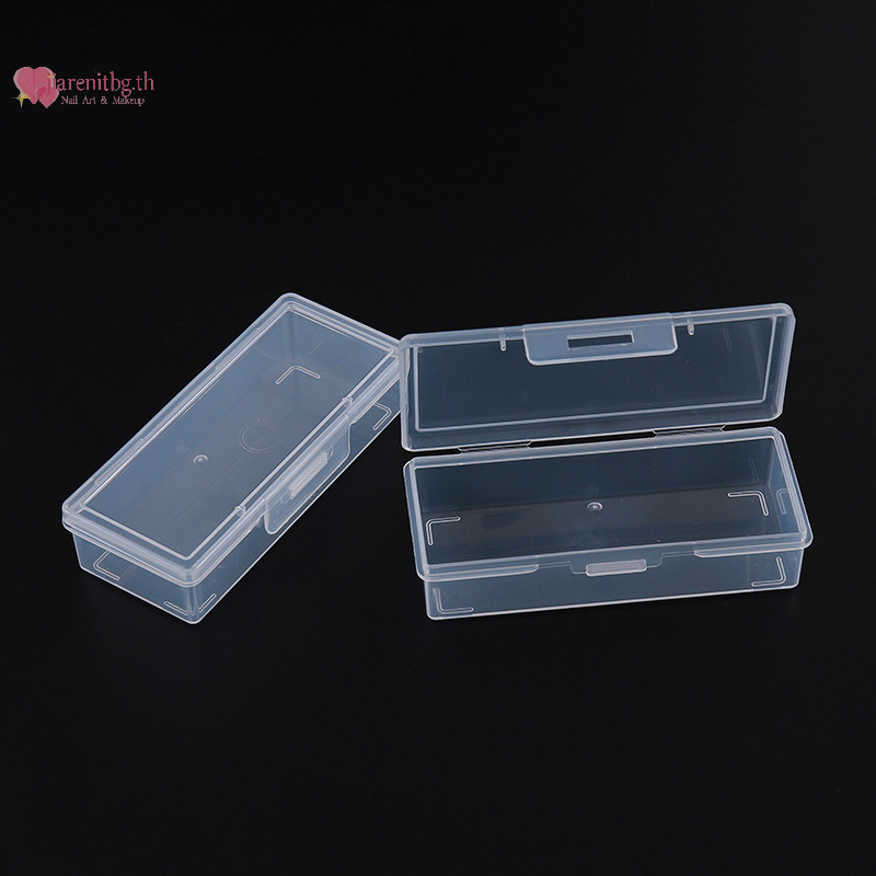 RENBG DiY ขนาดเล็กพลาสติกใสกล่องเก็บสําหรับเครื่องประดับเย็บปักถักร้อยหัตถกรรมลูกปัด Pill อุปกรณ์จัดเก็บข้อมูลบ้าน TH
