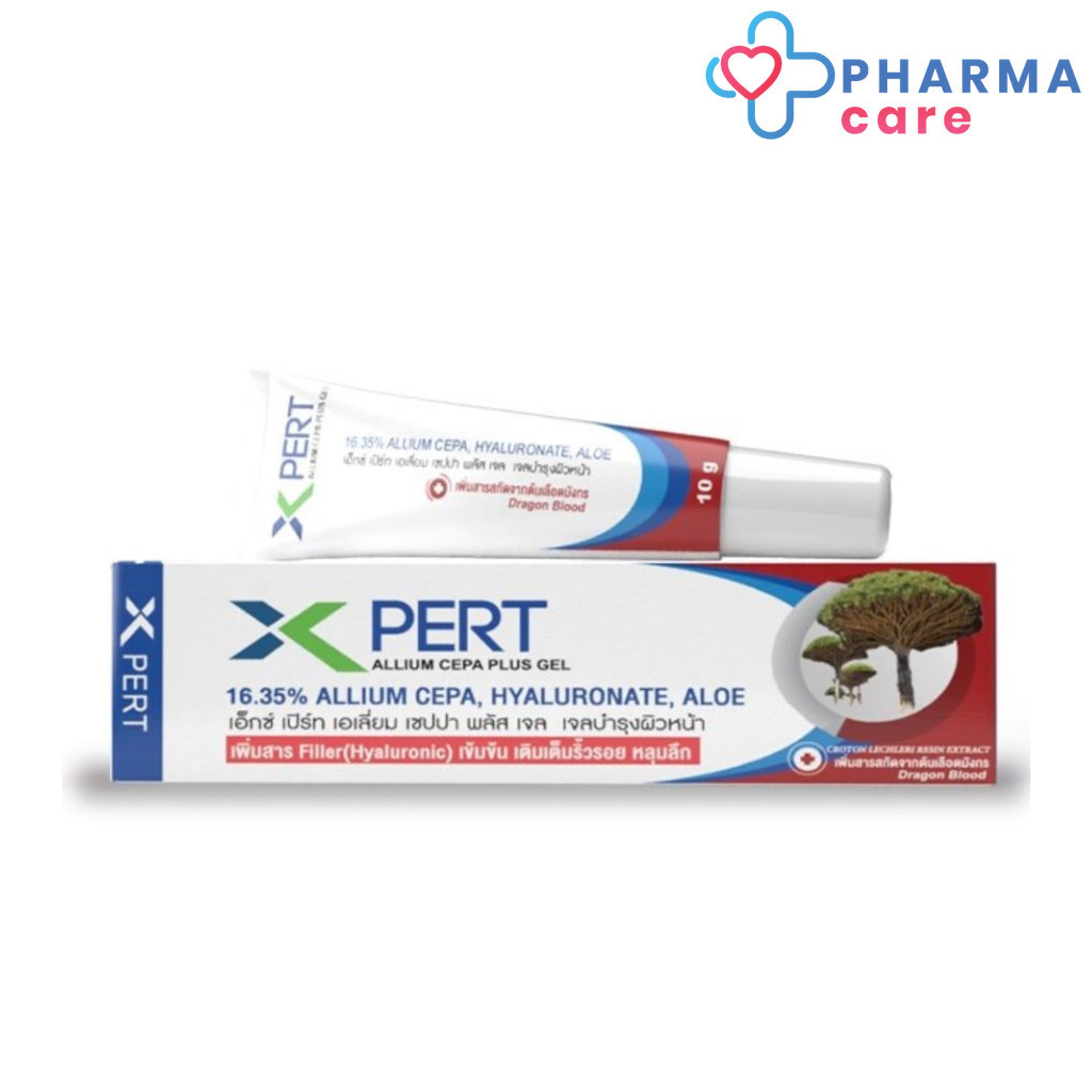 X Pert Allium Cepa Plus Gel เพิ่ม Hyaluronic และ สารสกัดจากต้นเลือดมังกร สูตรอ่อนโยน 10 g.[PC]