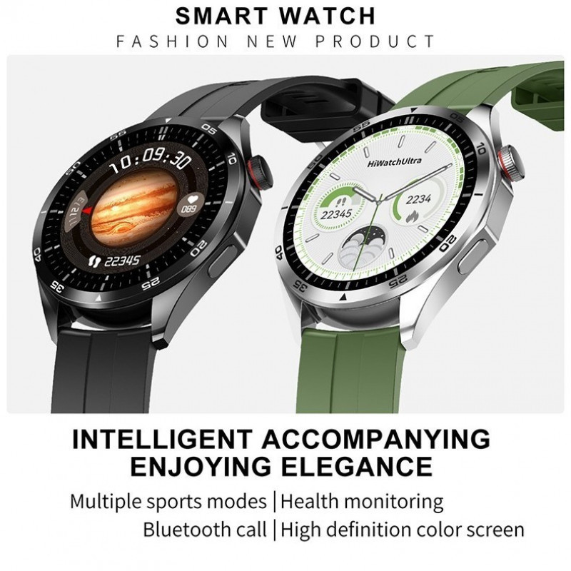 2025 ใหม่ 2-in-1 Smar twatch พร้อมหูฟัง FitPro การตรวจสอบการนอนหลับกีฬาสมาร์ทนาฬิการอบสําหรับชายกันน้ํา C48K