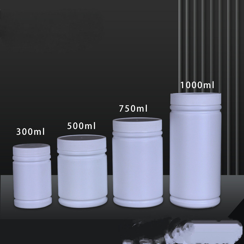 จุด 300 500 750 1000มิลลิลิตรมิลลิลิตรขวดไม้ไผ่ วิชาพลศึกษา สีขาวไม้ไผ่บาร์เรลปากกว้างปิดผนึกบรรจุภัณฑ์ถัง