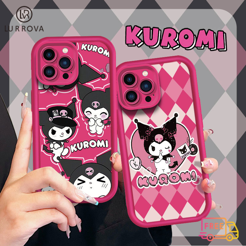 เคสโทรศัพท์ OPPO A3 pro A80 A3X A60 A79 A38 A18 A17 A57 2022 4G A78 A58 A7 A5S A12 การ์ตูน Kuromi ซิลิโคนเคสโทรศัพท์